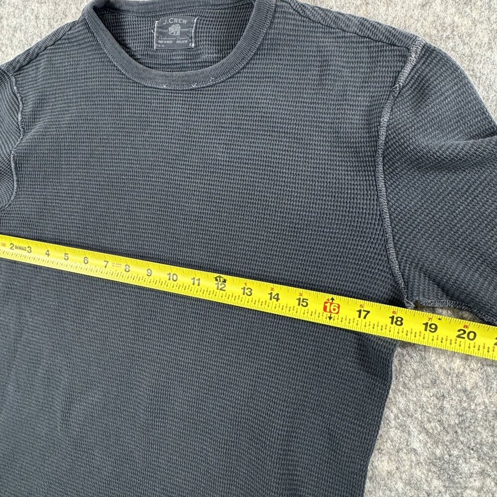 J Crew Mens Vintage Thermal Shirt Gray Oarsman Sz S/M? - Picture 4 of 8